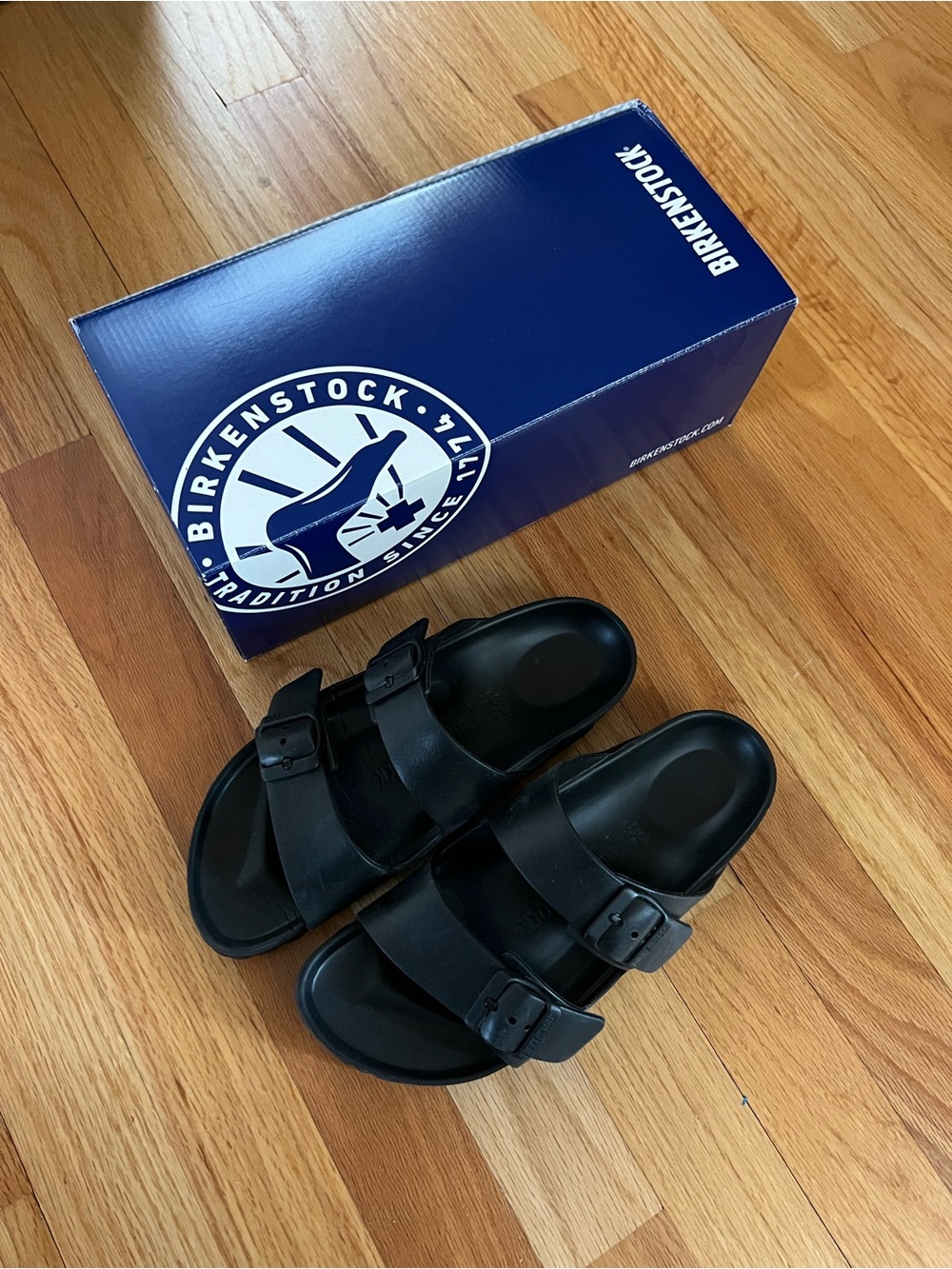 Birkenstock Women’s Black Arizona EVA Sandals
